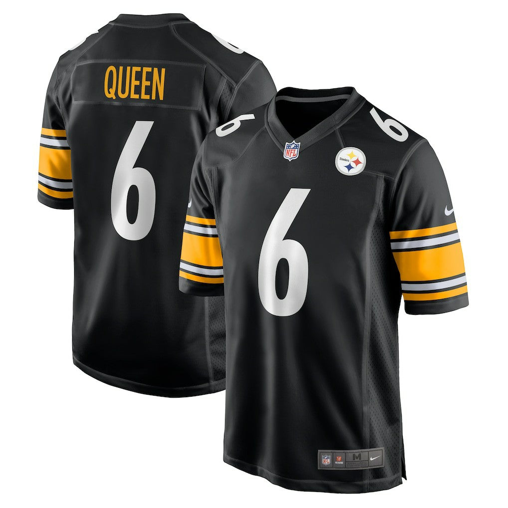 Patrick Queen Pittsburgh Steelers Game Jersey - Black - Nike