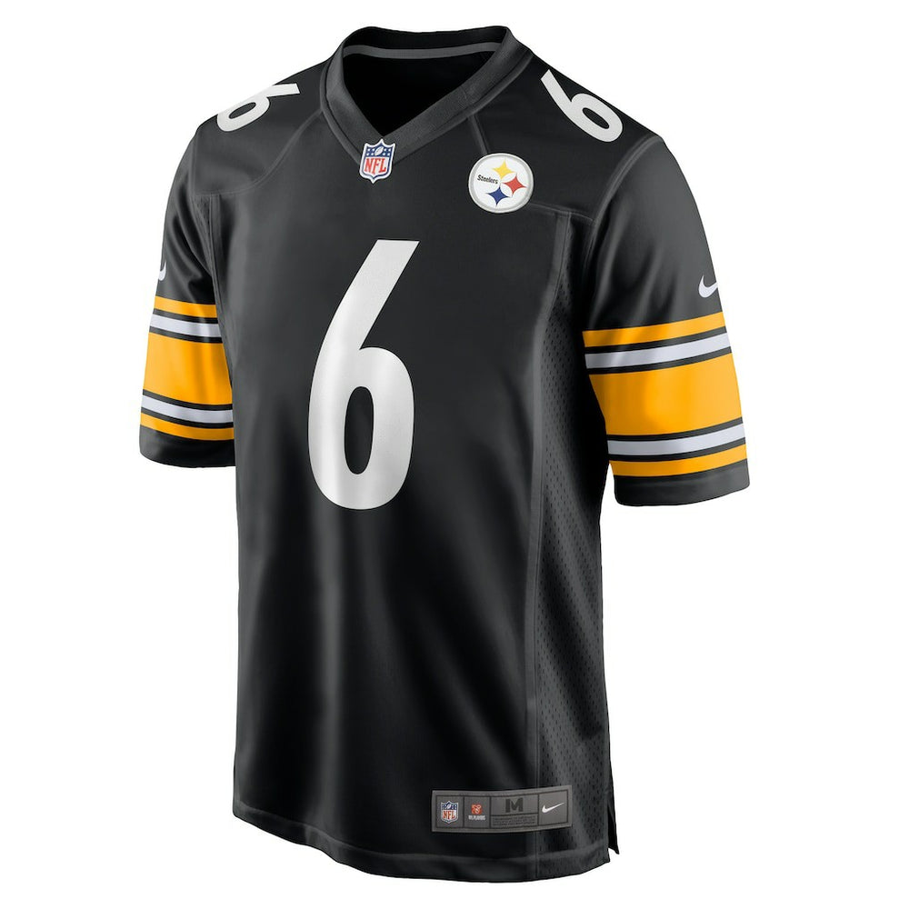 Patrick Queen Pittsburgh Steelers Game Jersey - Black - Nike