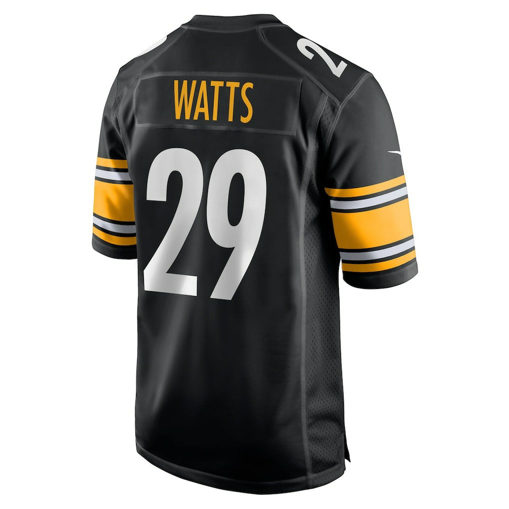 Ryan Watts Pittsburgh Steelers Game Jersey - Black - Nike