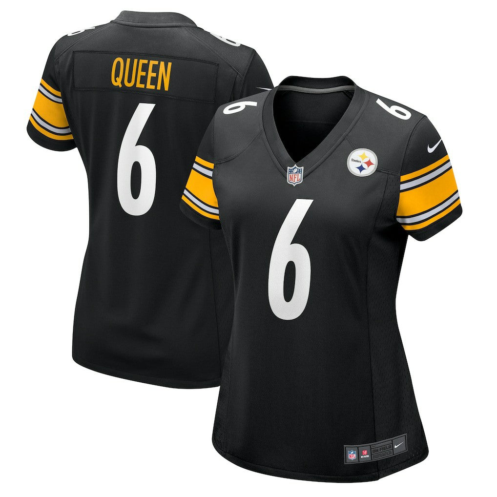 Patrick Queen Pittsburgh Steelers Women's Team Game Jersey - Black - Nike