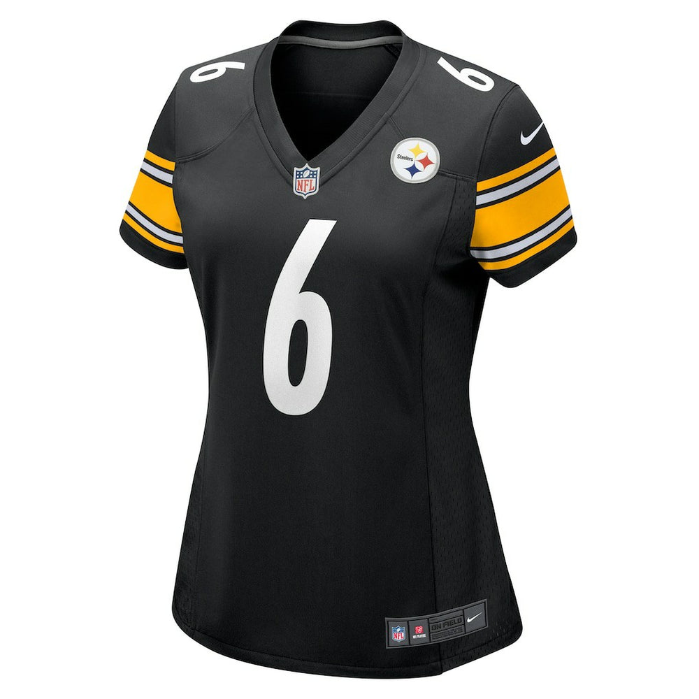 Patrick Queen Pittsburgh Steelers Women's Team Game Jersey - Black - Nike