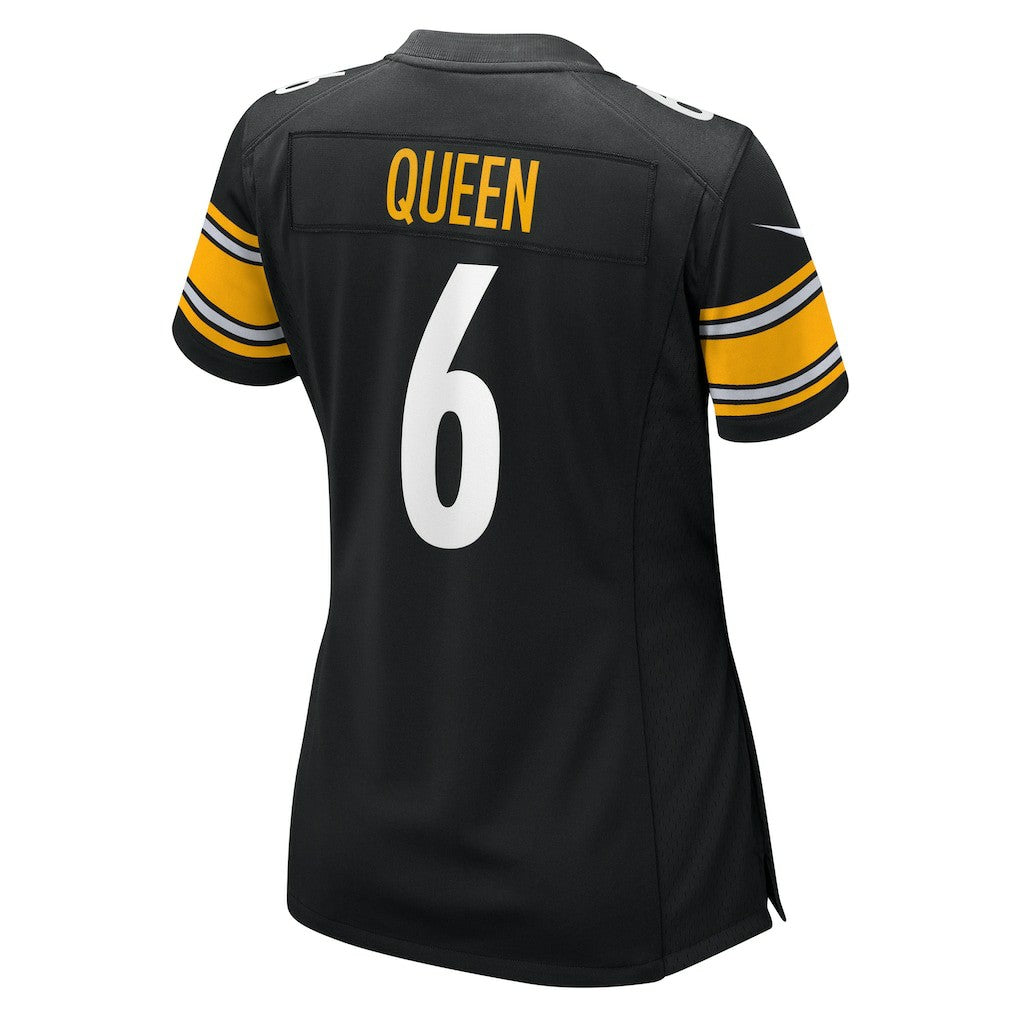 Patrick Queen Pittsburgh Steelers Women's Team Game Jersey - Black - Nike
