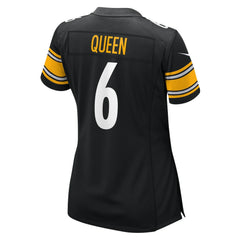 Patrick Queen Pittsburgh Steelers Women's Team Game Jersey - Black - Nike