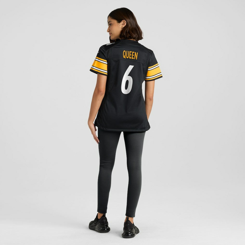 Patrick Queen Pittsburgh Steelers Women's Team Game Jersey - Black - Nike
