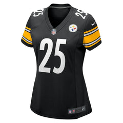 DeShon Elliott Pittsburgh Steelers Women's Team Game Jersey - Black - Nike