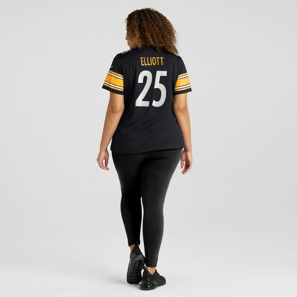 DeShon Elliott Pittsburgh Steelers Women's Team Game Jersey - Black - Nike