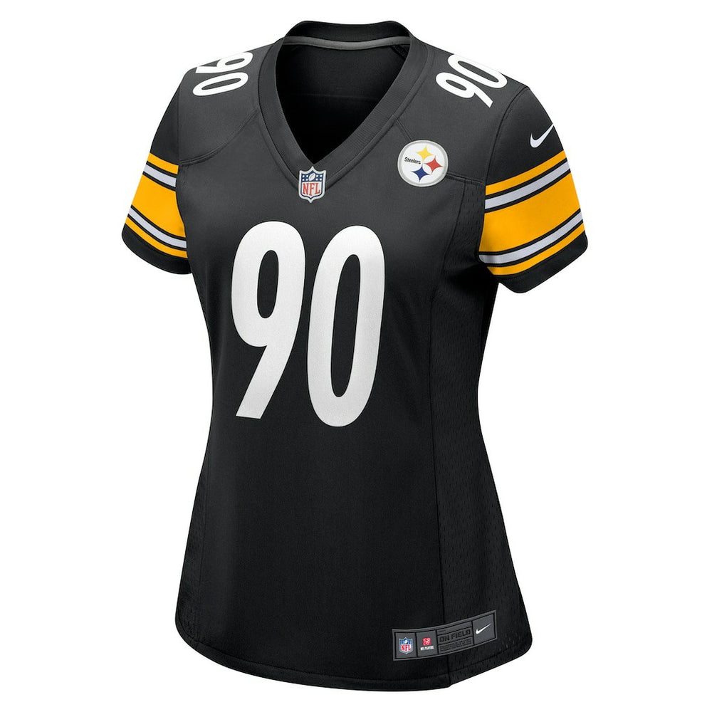 T.J. Watt Pittsburgh Steelers Women's Team Game Jersey - Black - Nike