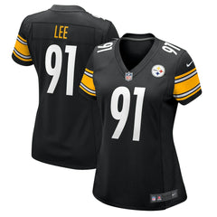 Logan Lee Pittsburgh Steelers Women's Team Game Jersey - Black - Nike