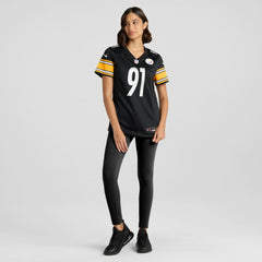 Logan Lee Pittsburgh Steelers Women's Team Game Jersey - Black - Nike