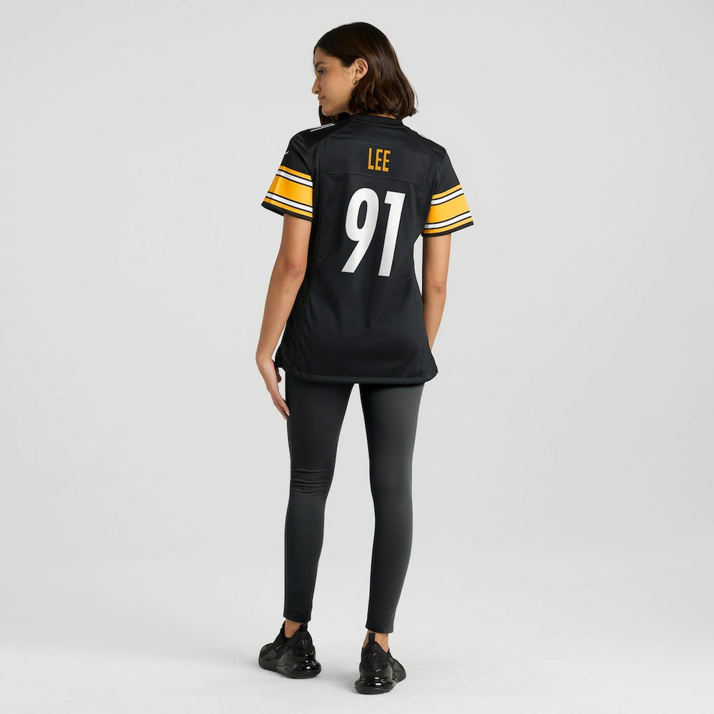 Logan Lee Pittsburgh Steelers Women's Team Game Jersey - Black - Nike