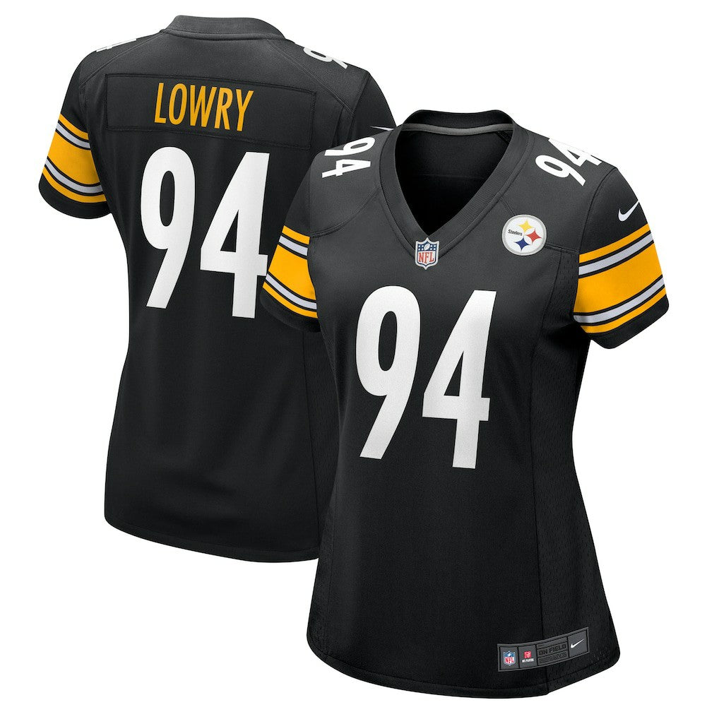 Dean Lowry Pittsburgh Steelers Women's Team Game Jersey - Black - Nike