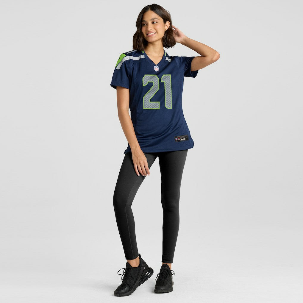 Devon Witherspoon Seattle Seahawks Women's Team Game Jersey - College Navy - Nike