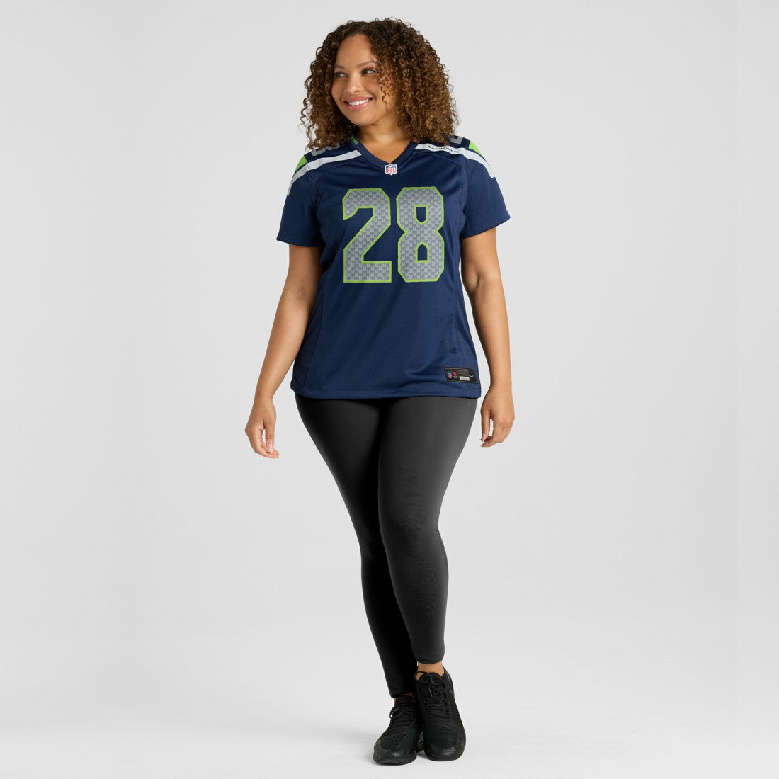 Nehemiah Pritchett Seattle Seahawks Women's Team Game Jersey - College Navy - Nike