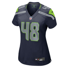 Tyrice Knight Seattle Seahawks Women's Team Game Jersey - College Navy - Nike