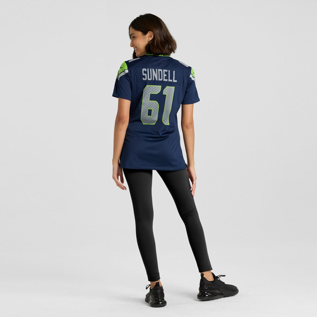 Jalen Sundell Seattle Seahawks Women's Team Game Jersey - College Navy - Nike