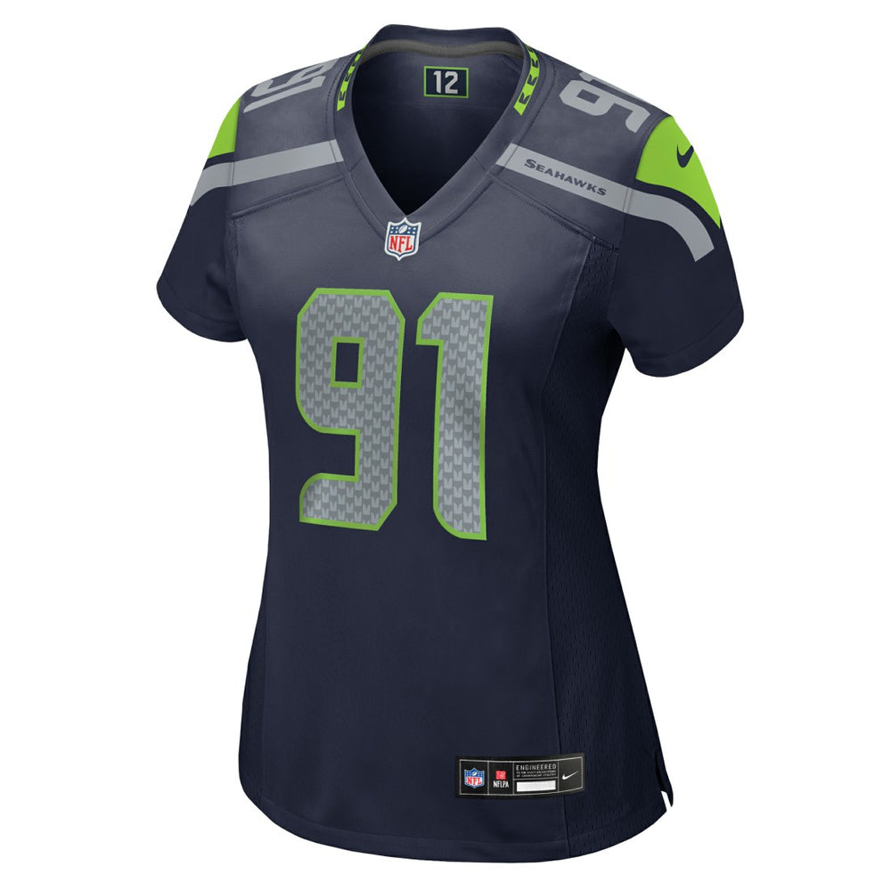 Byron Murphy II Seattle Seahawks Women's Team Game Jersey - College Navy - Nike