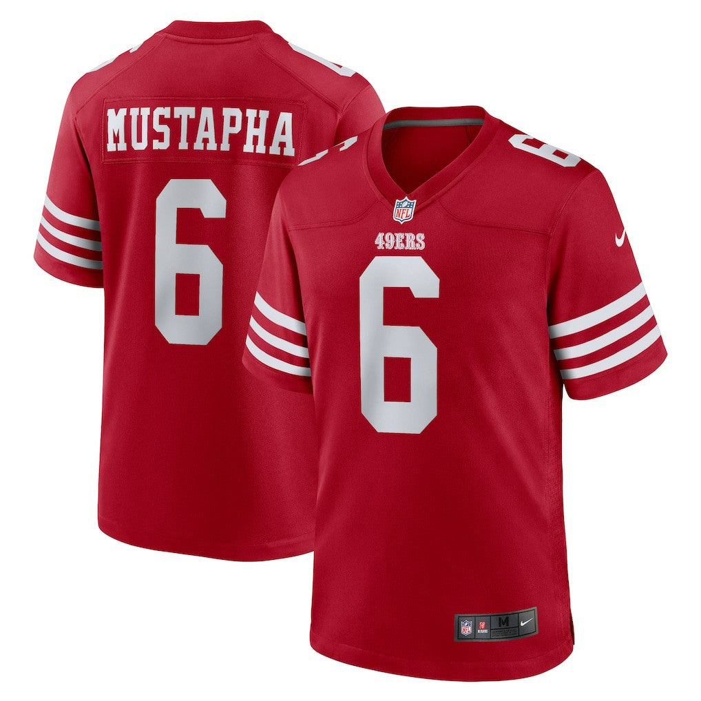 Malik Mustapha San Francisco 49ers Game Jersey - Scarlet - Nike
