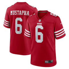 Malik Mustapha San Francisco 49ers Game Jersey - Scarlet - Nike