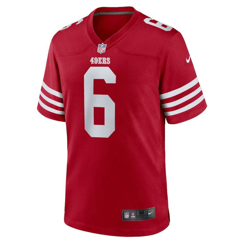 Malik Mustapha San Francisco 49ers Game Jersey - Scarlet - Nike