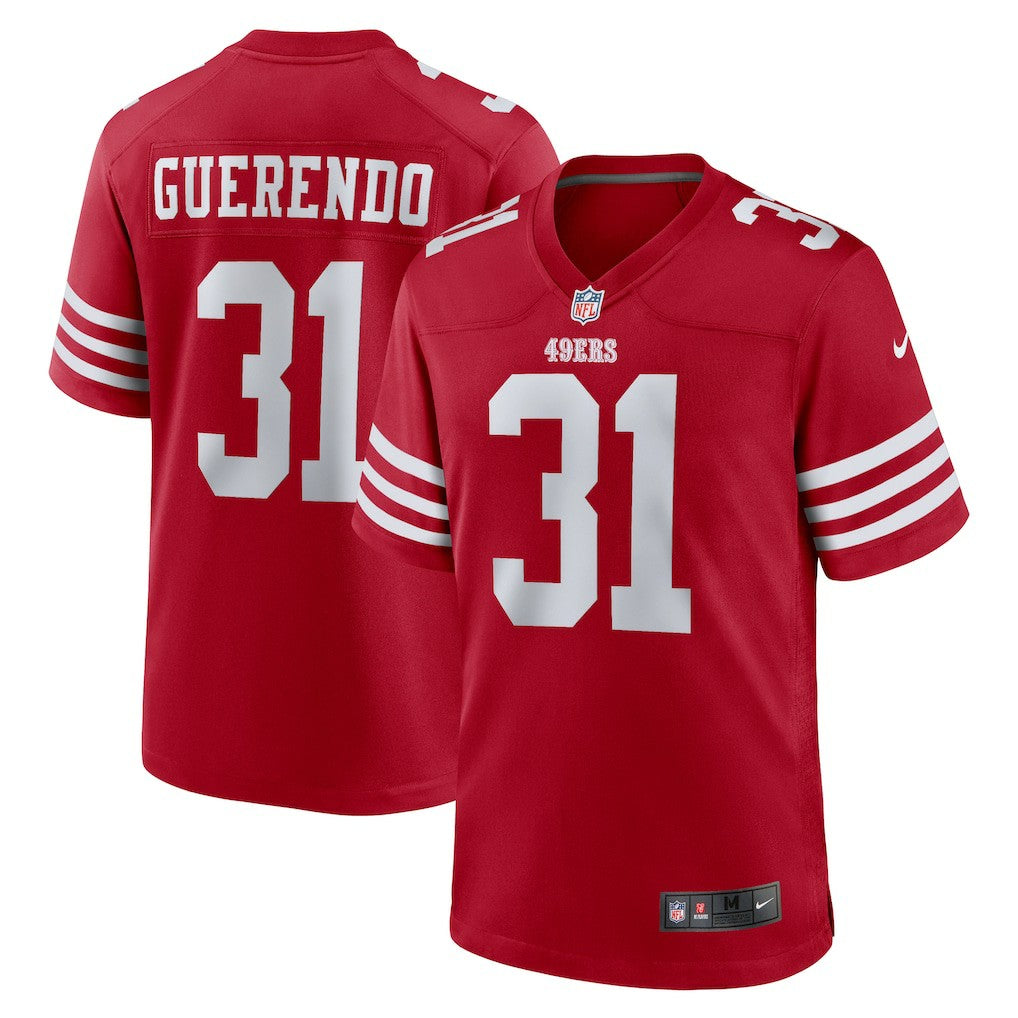 Isaac Guerendo San Francisco 49ers Game Jersey - Scarlet - Nike