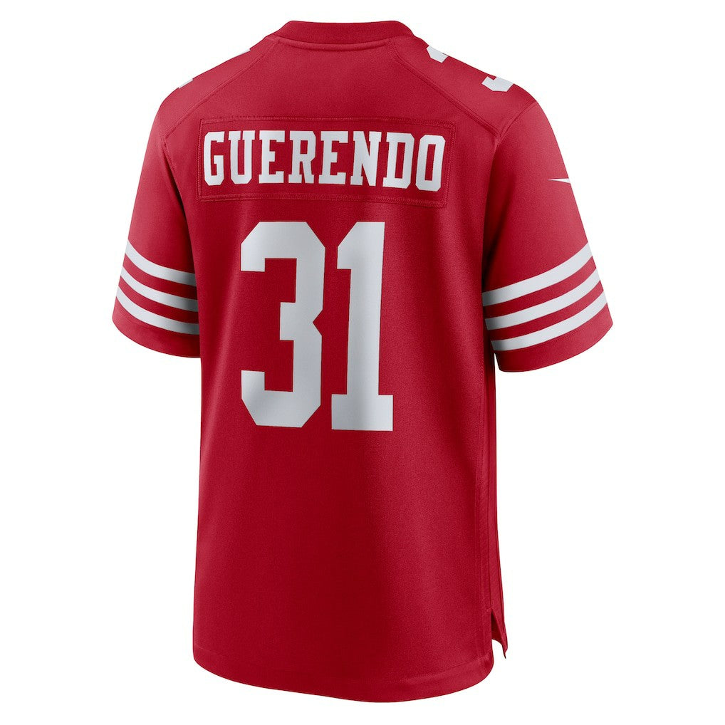 Isaac Guerendo San Francisco 49ers Game Jersey - Scarlet - Nike