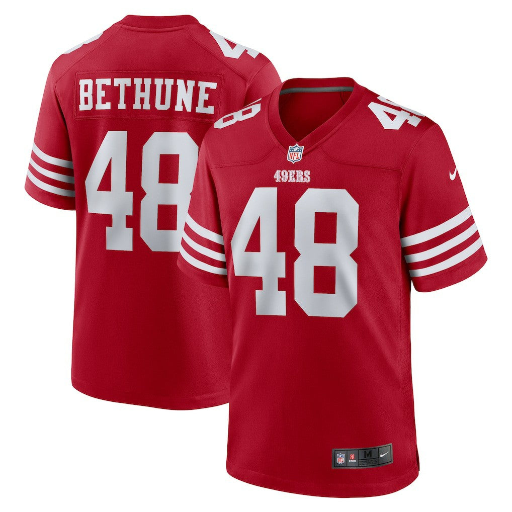Tatum Bethune San Francisco 49ers Game Jersey - Scarlet - Nike