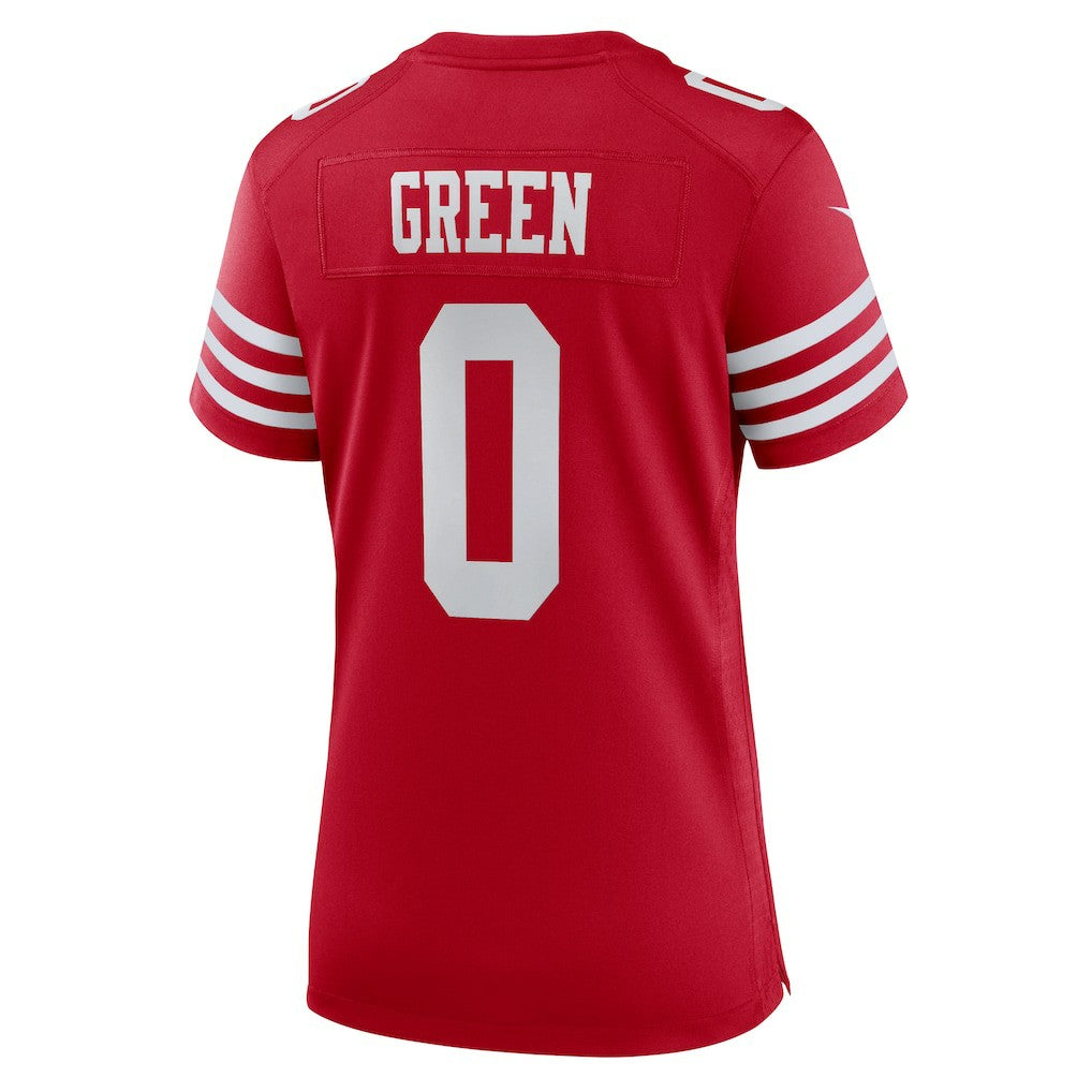 Renardo Green San Francisco 49ers Women's Team Game Jersey - Scarlet - Nike