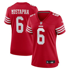 Malik Mustapha San Francisco 49ers Women's Team Game Jersey - Scarlet - Nike