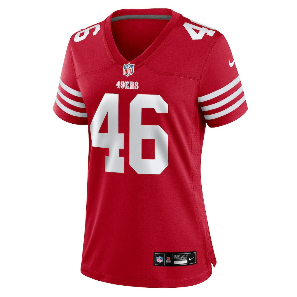 Taybor Pepper San Francisco 49ers Women's Team Game Jersey - Scarlet - Nike