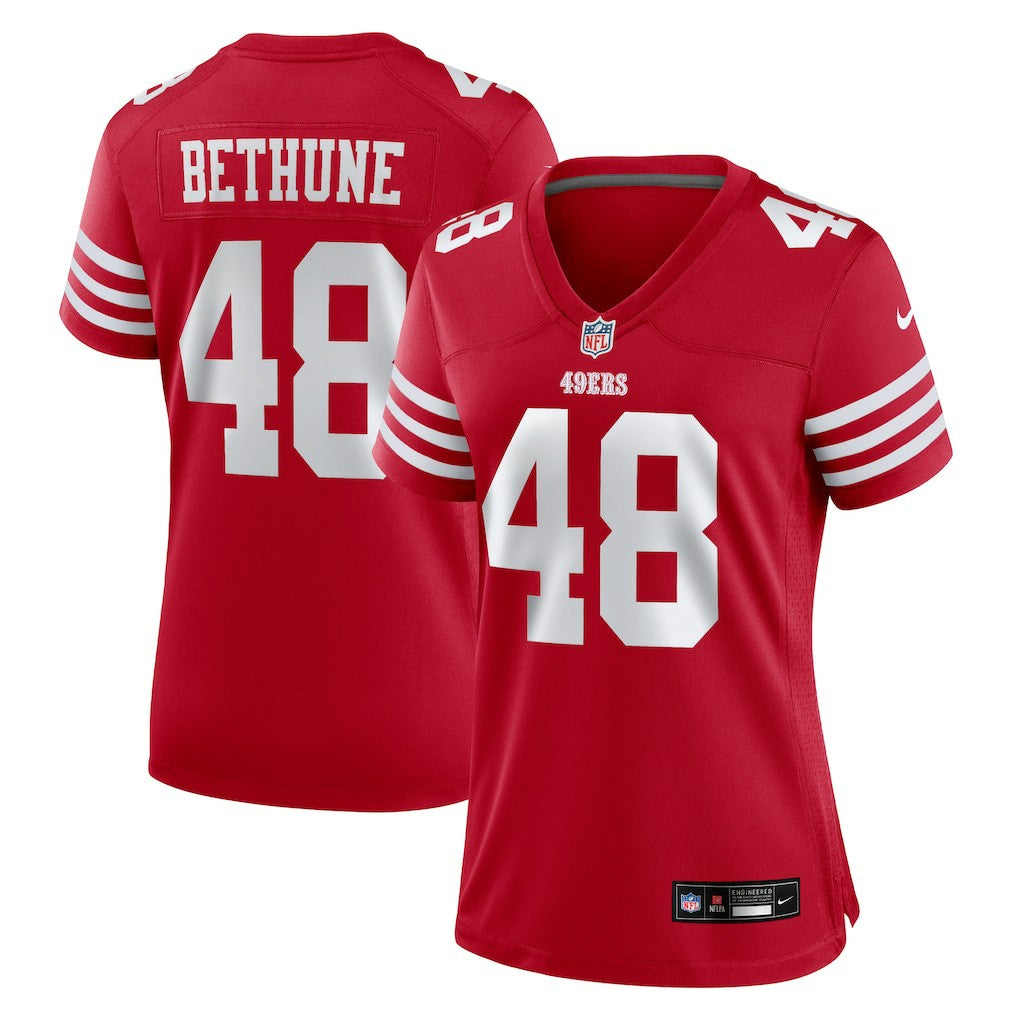 Tatum Bethune San Francisco 49ers Women's Team Game Jersey - Scarlet - Nike
