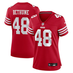 Tatum Bethune San Francisco 49ers Women's Team Game Jersey - Scarlet - Nike