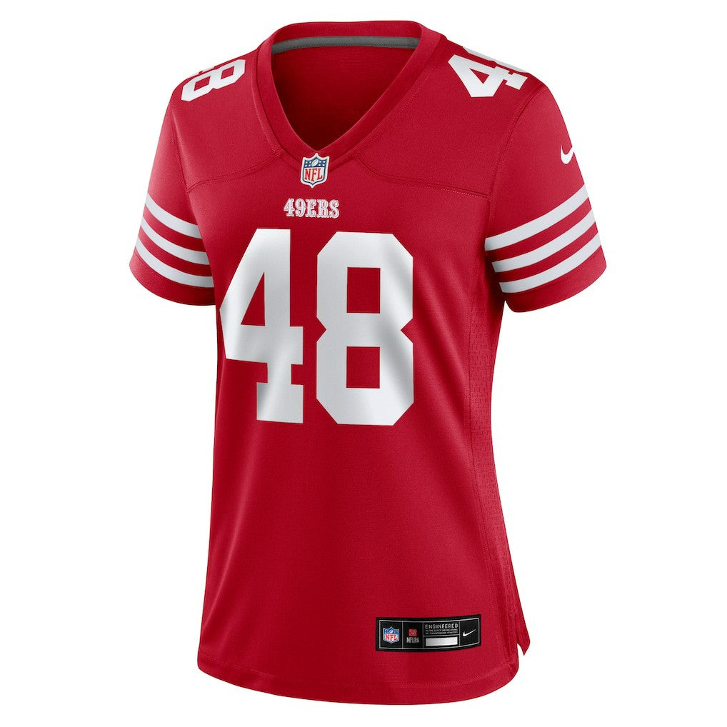Tatum Bethune San Francisco 49ers Women's Team Game Jersey - Scarlet - Nike