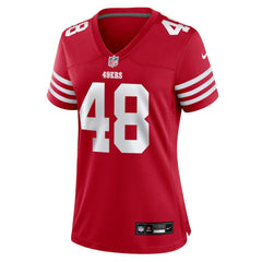 Tatum Bethune San Francisco 49ers Women's Team Game Jersey - Scarlet - Nike