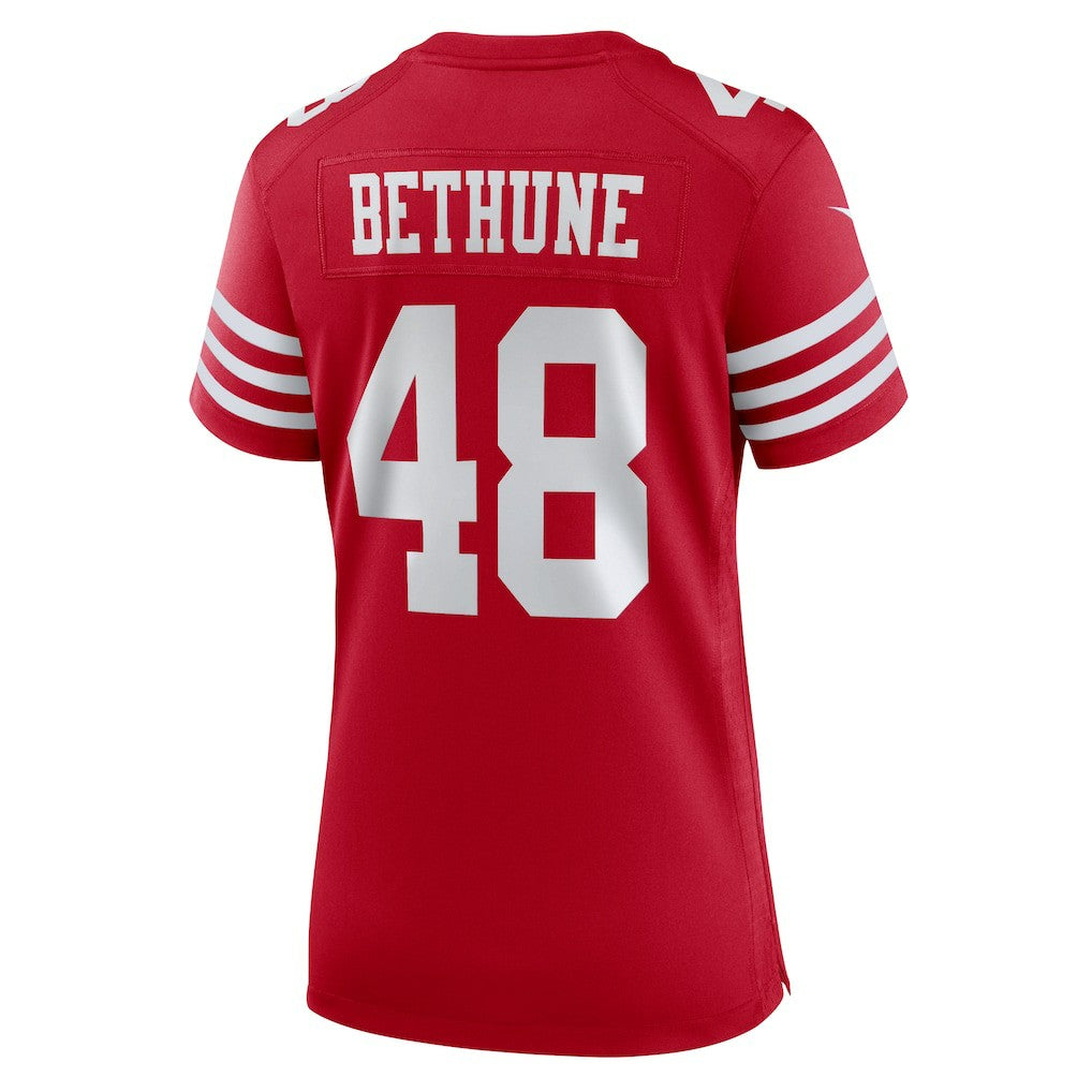Tatum Bethune San Francisco 49ers Women's Team Game Jersey - Scarlet - Nike