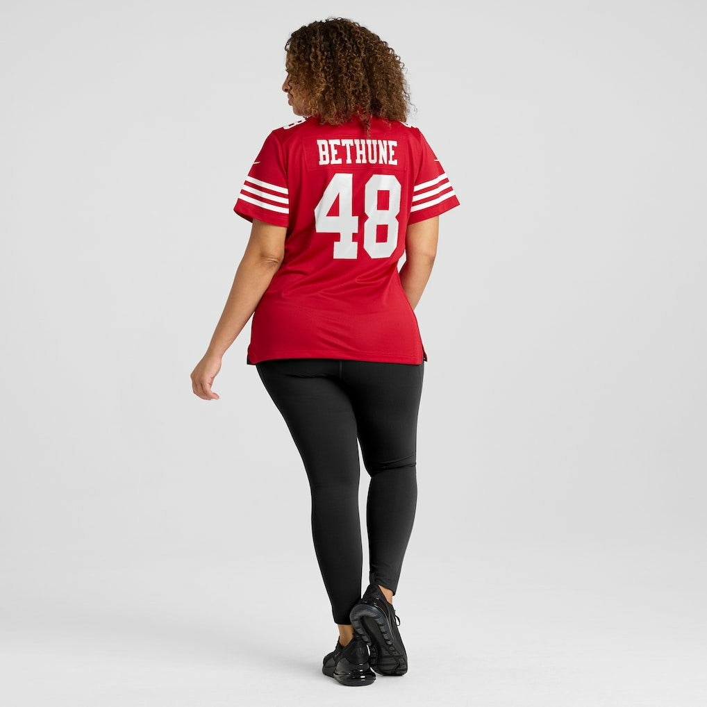 Tatum Bethune San Francisco 49ers Women's Team Game Jersey - Scarlet - Nike