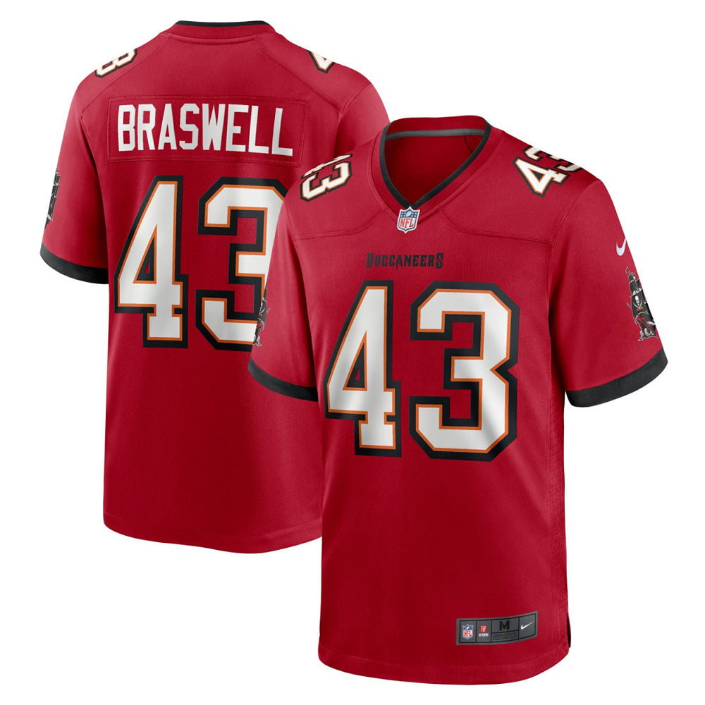 Chris Braswell Tampa Bay Buccaneers Game Jersey - Red - Nike