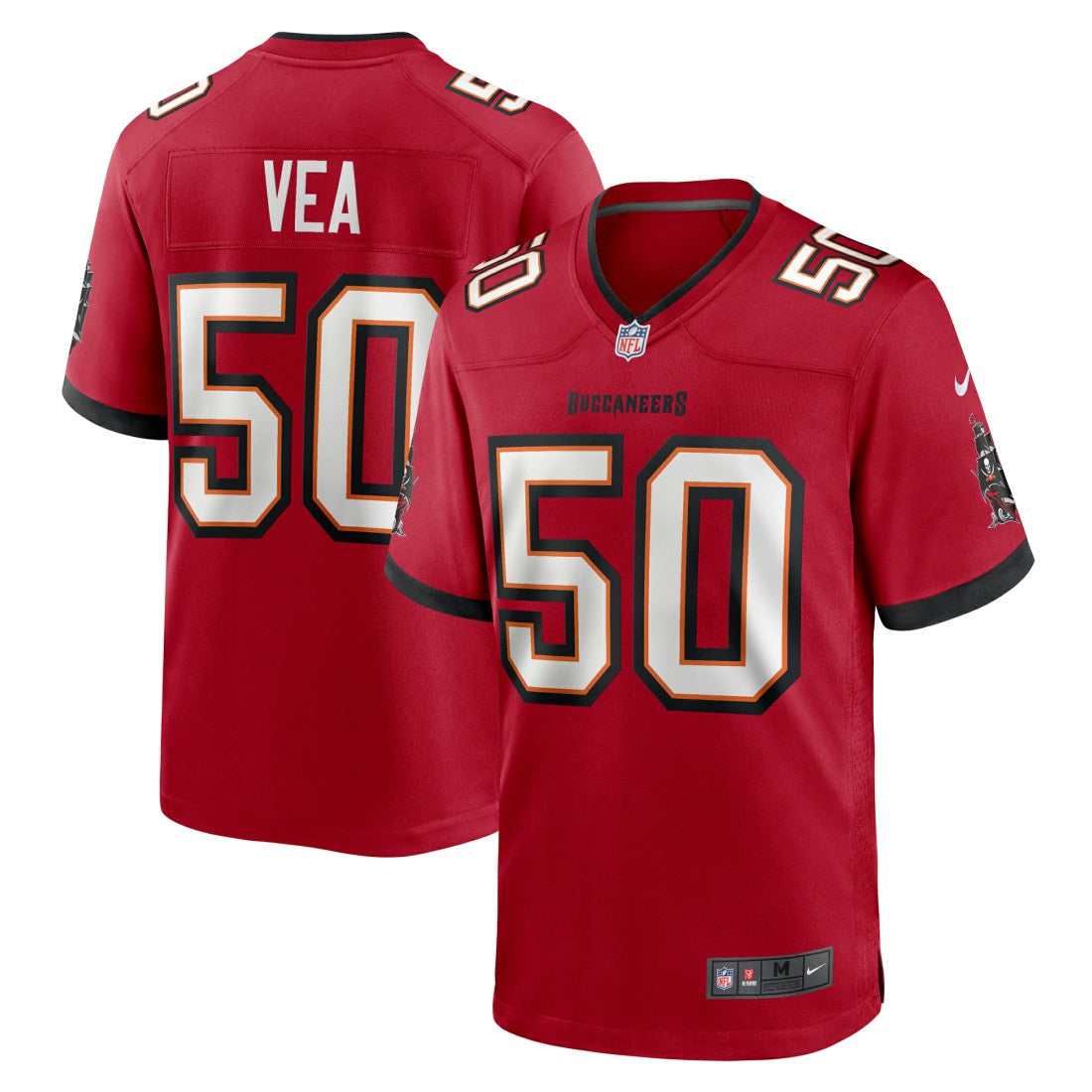 Vita Vea Tampa Bay Buccaneers Game Jersey - Red - Nike