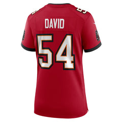 Lavonte David Tampa Bay Buccaneers Women's Team Game Jersey - Red - Nike