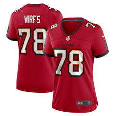 Tristan Wirfs Tampa Bay Buccaneers Women's Team Game Jersey - Red - Nike