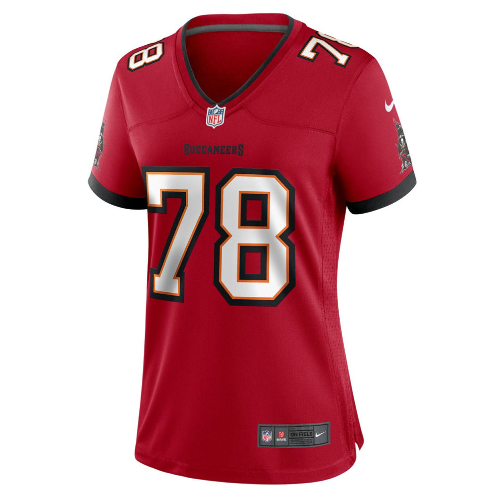 Tristan Wirfs Tampa Bay Buccaneers Women's Team Game Jersey - Red - Nike