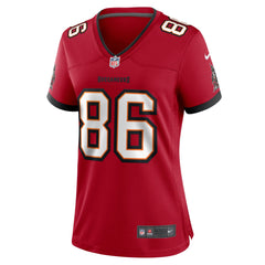 Evan Deckers Tampa Bay Buccaneers Women's Team Game Jersey - Red - Nike
