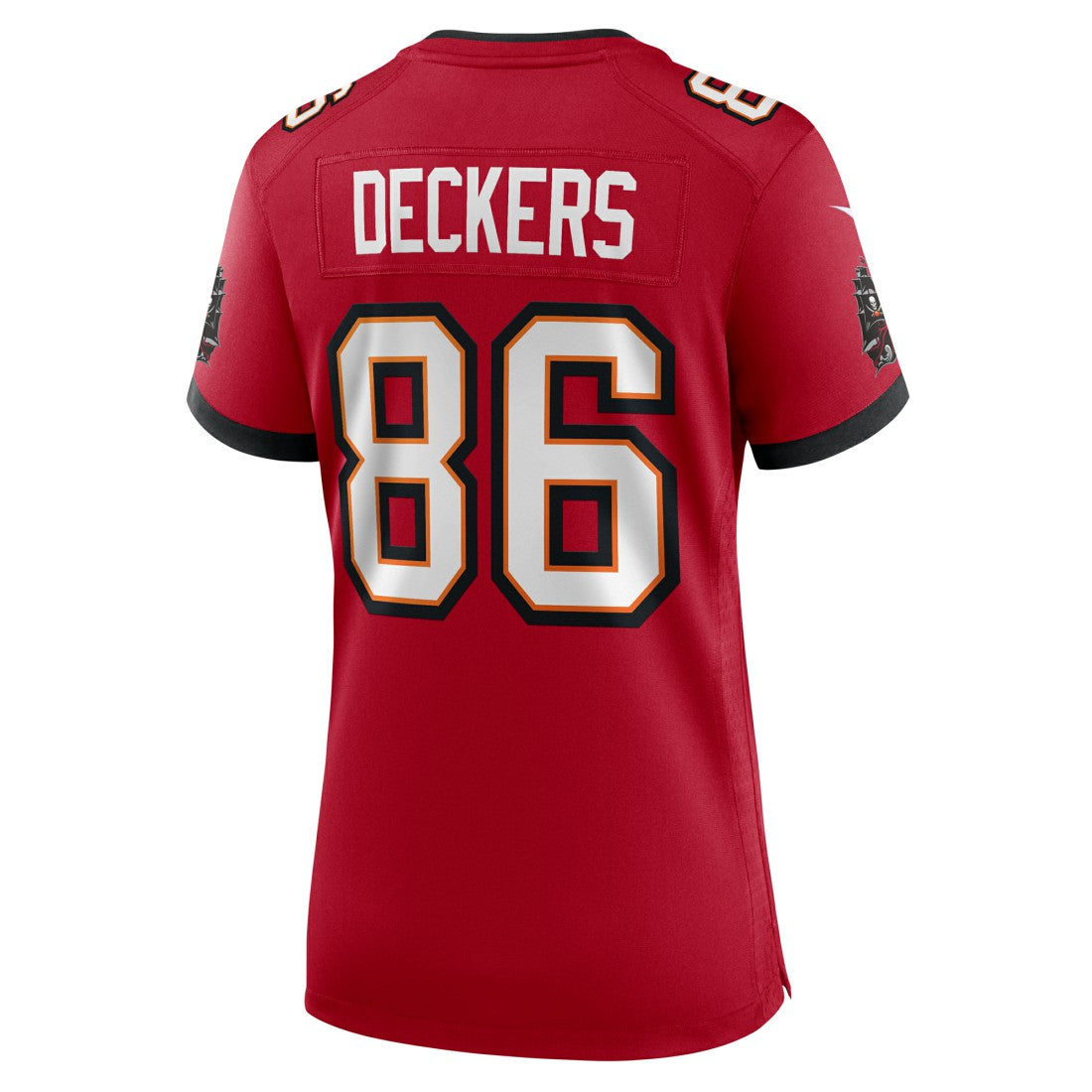 Evan Deckers Tampa Bay Buccaneers Women's Team Game Jersey - Red - Nike