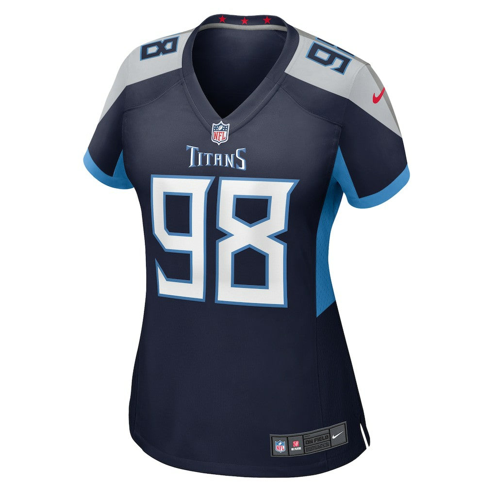 Jeffery Simmons Tennessee Titans Women's Alternate Game Jersey - Navy - Nike