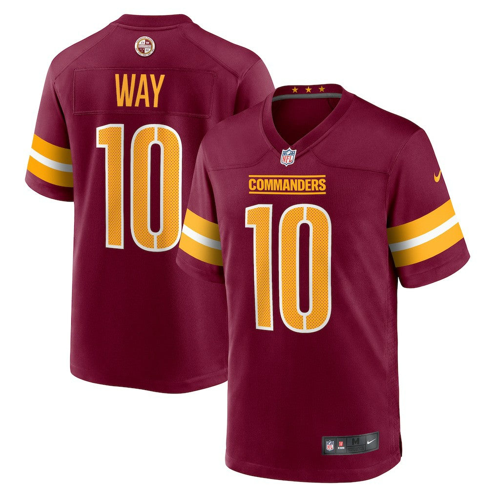 Tress Way Washington Commanders Game Jersey - Burgundy - Nike