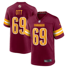 Tyler Ott Washington Commanders Game Jersey - Burgundy - Nike