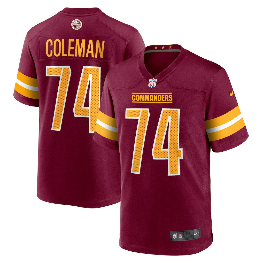 Brandon Coleman Washington Commanders Game Jersey - Burgundy - Nike
