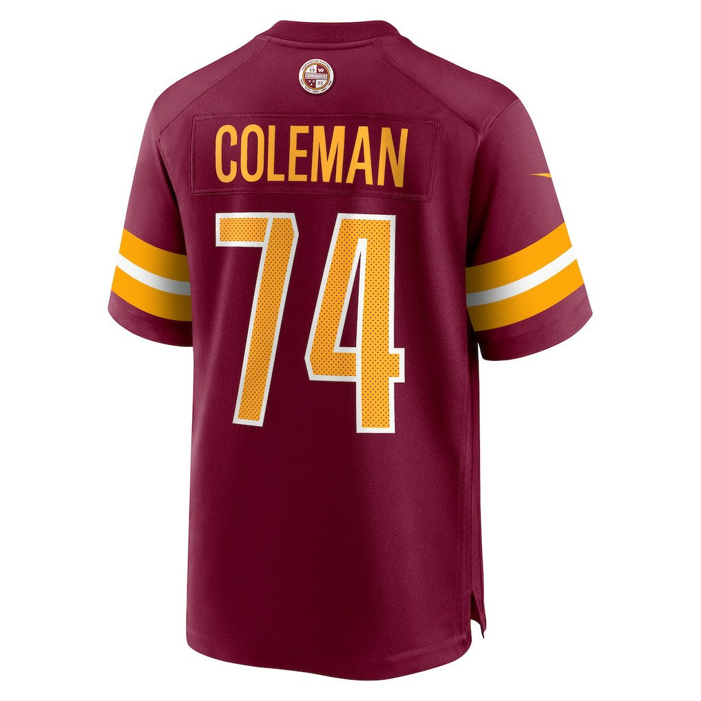 Brandon Coleman Washington Commanders Game Jersey - Burgundy - Nike