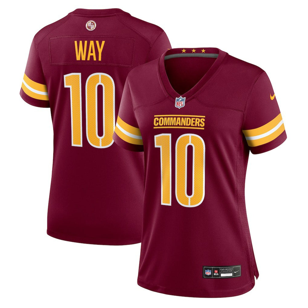 Tress Way Washington Commanders Women's Team Game Jersey - Burgundy - Nike