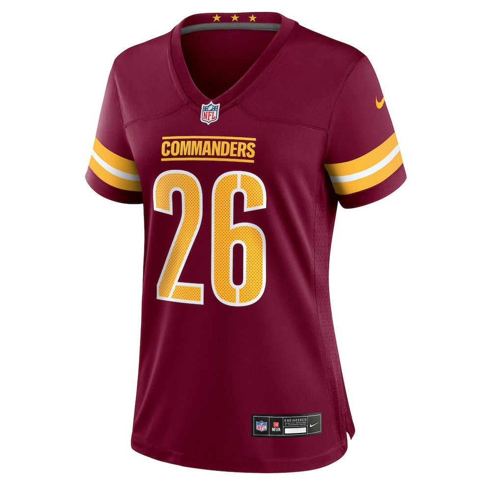 Jeremy McNichols Washington Commanders Women's Team Game Jersey - Burgundy - Nike