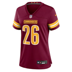 Jeremy McNichols Washington Commanders Women's Team Game Jersey - Burgundy - Nike